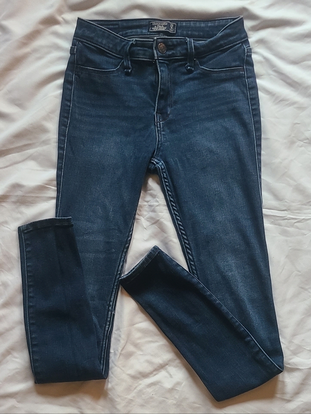 Abercrombie & Fitch Harper Low Rise Legging Jeans, 25, 0